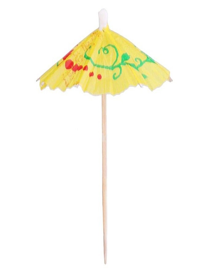 53 Arts Classic 10 Pieces Colorful Tropical Hawaiian Umbrella Decoration - Image 3